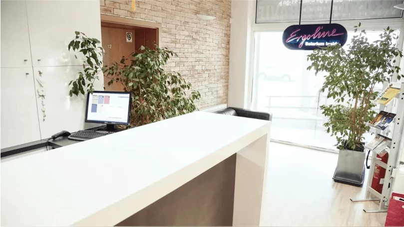Solárium Ergoline Bratislava - recepcia
