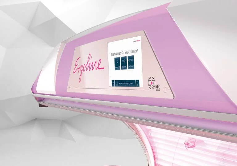 Predný panel solária Ergoline