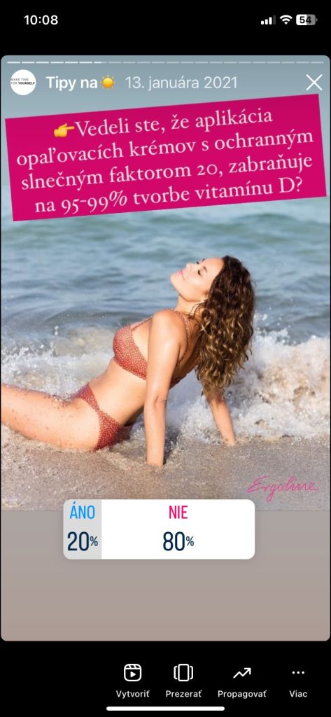 Solárne štúdio Ergoline Bratislava instagram