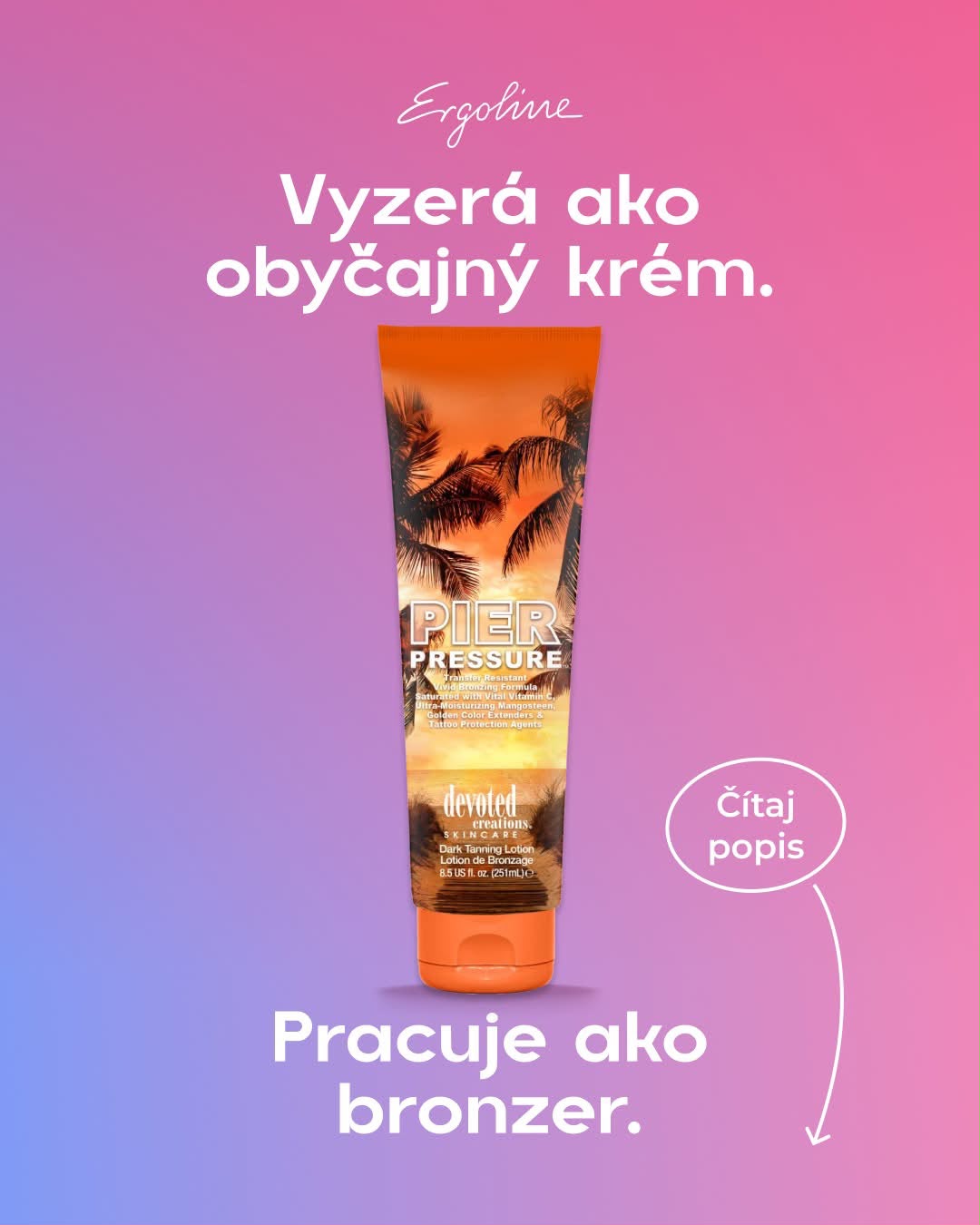 Mlieko na opaľovanie v soláriu s bronzerom | Ergoline Slovensko